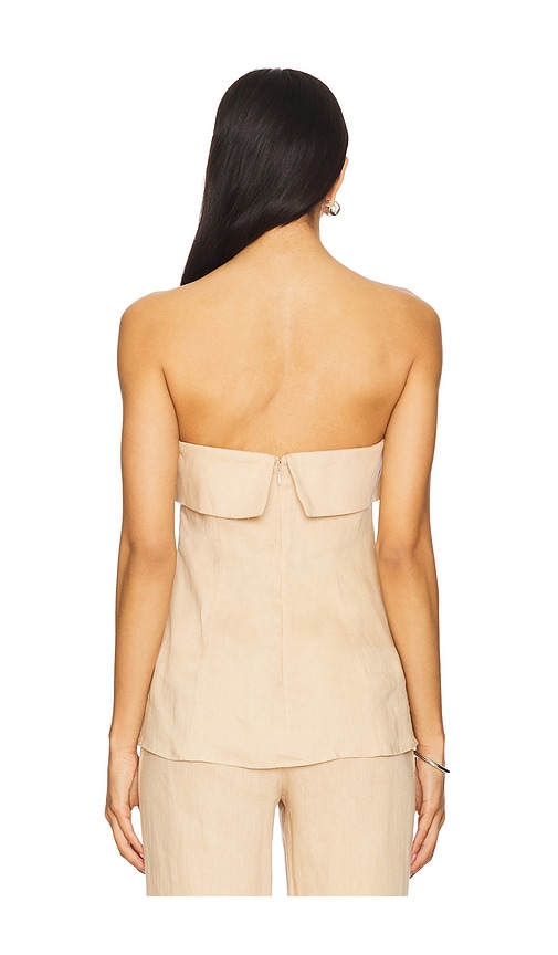  Hevron Addison Top In Beige. Size 6. Also In 10, 12. 