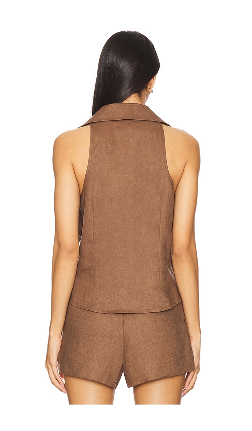  Hevron Weste Sloan In Brown. Größe S. Also In Xs, M, L. 