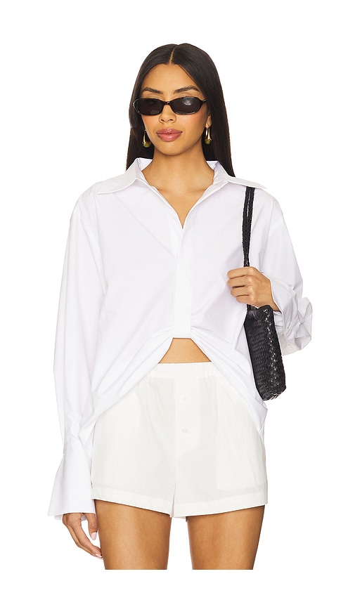 Paola Top in White. - size L (also in M, S, XS) - HEVRON - Modalova