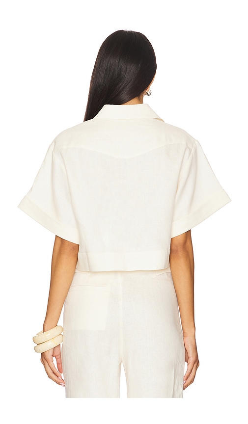  Hevron Kurzärmeliges Oberteil Ellison In Ivory. Größe Xl. Also In L. 