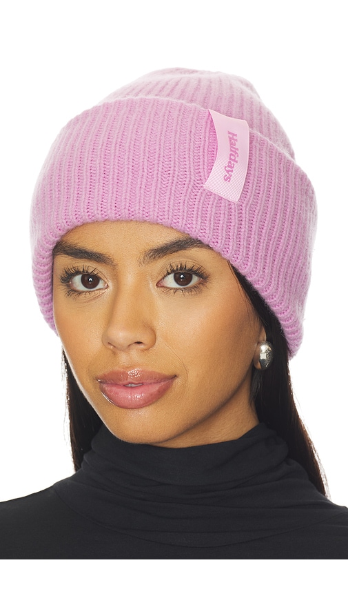 Halfdays Merino Beanie In Pink