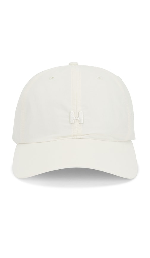 Halfdays Nylon H Logo Hat In White