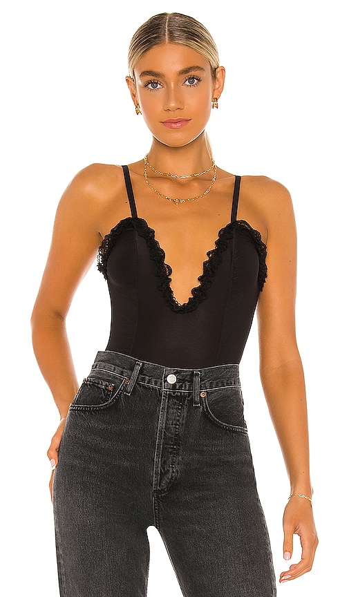 HAH Deeply Yours Bodysuit in Noir