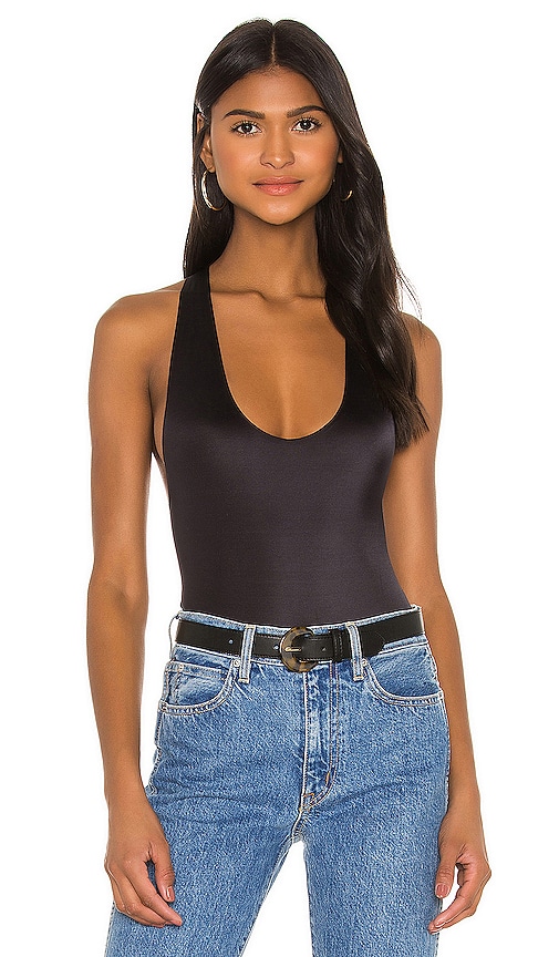 HAH Eco Straight Up Bodysuit in Noir | REVOLVE