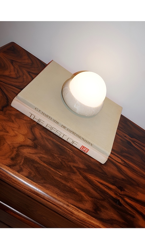  Huegah Home Monte Akku-lampe Monte Cordless Lamp In White. 
