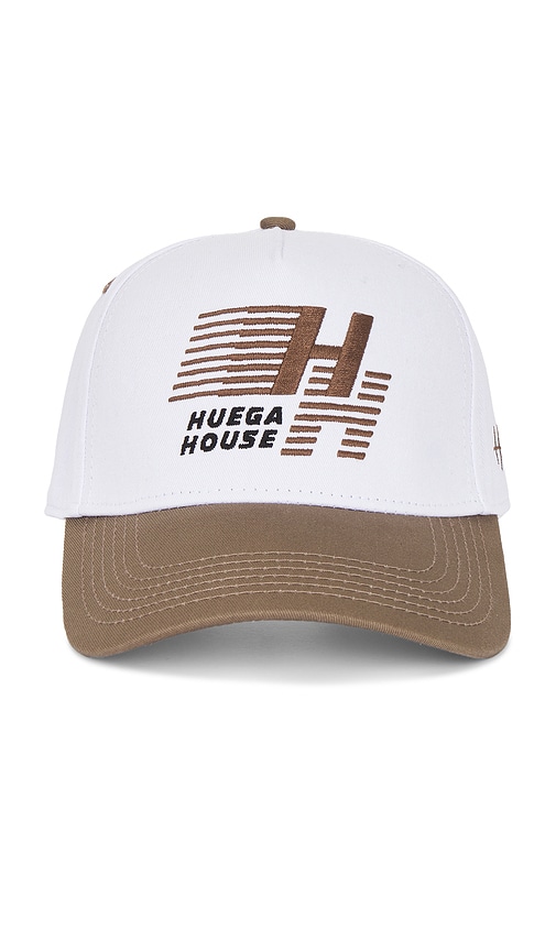 Huega House Legacy Hat in Cement & White