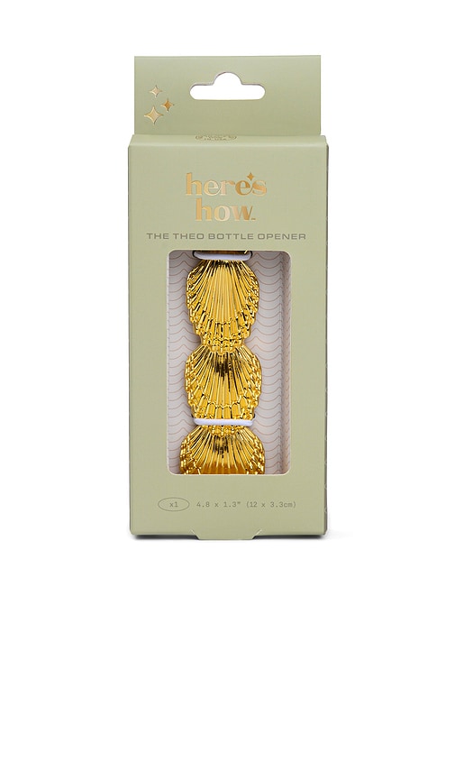  Here's How Flaschenöffner The Theo Bottle Opener In Metallic Gold. 