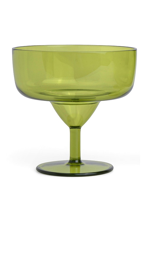 Here's How The Rue Margarita Glass Set Of 4 In Green