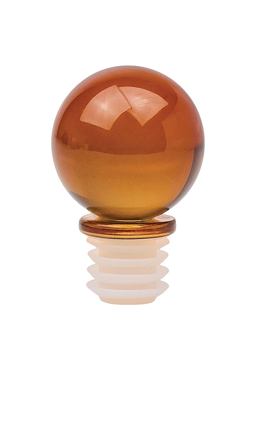 Heres How BOUCHON DE BOUTEILLE EN VERRE EFFET LUNE THE MOONY GLASS BOTTLE STOPPER en Burnt Orange 20 €