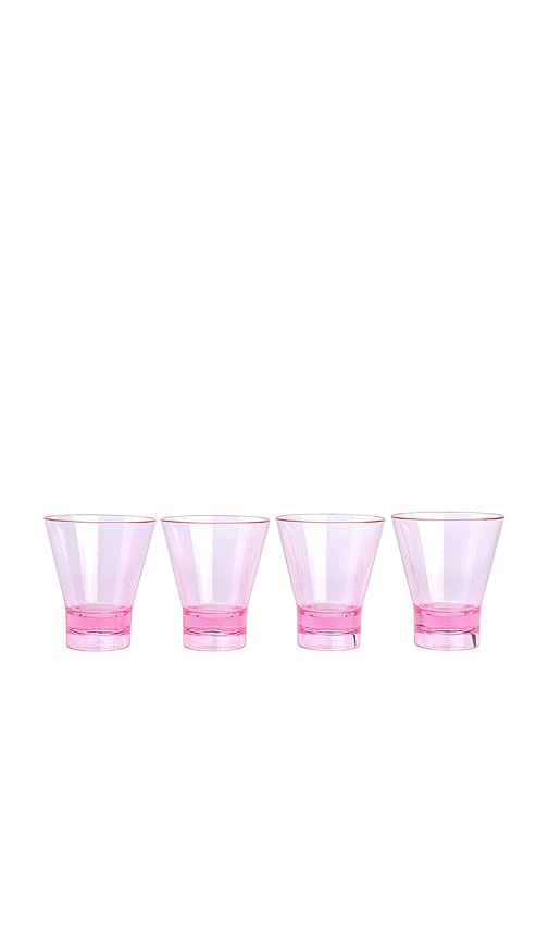 Here's How The Gilda Tumbler Set Of 4 In Purple