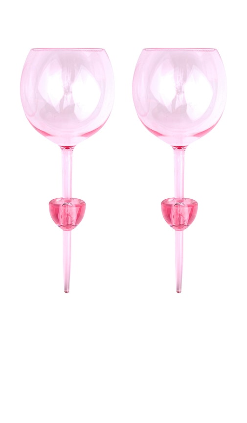 Here's How The Bodie Picnic Glass Set Of 2 In Purple