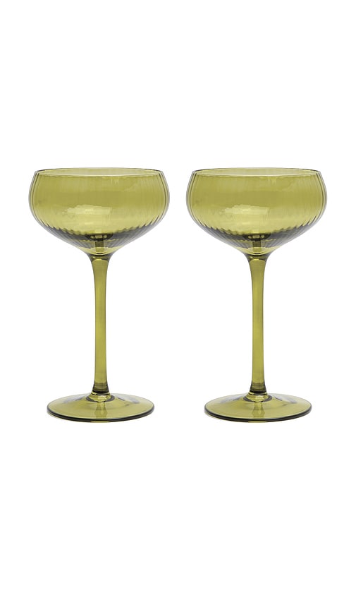 Here's How The Lou Coupe Set Of 2 In Green