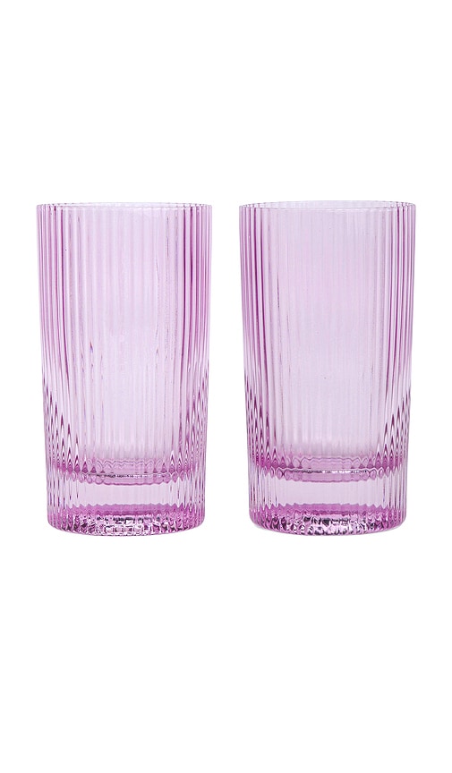Here's How The Stella Highball Set Of 2 In Purple