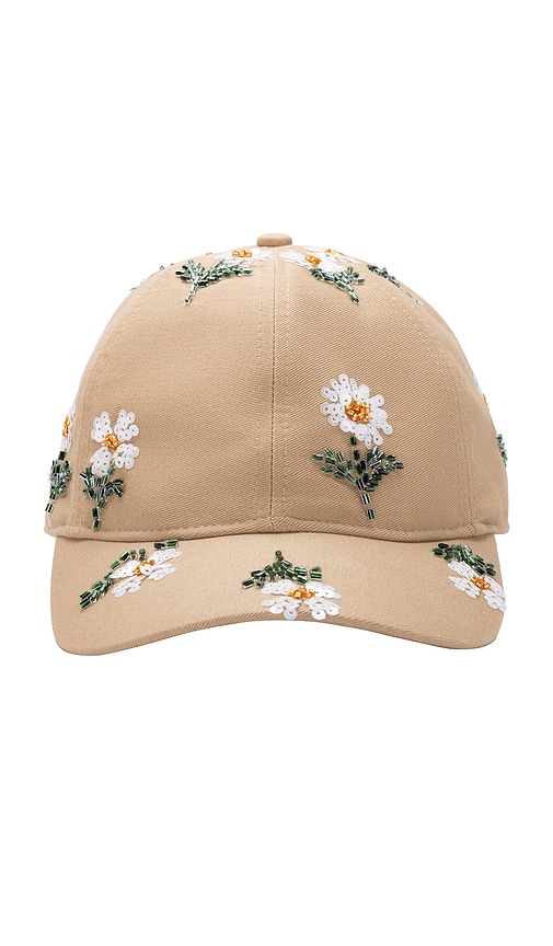 Honor The Gift Flowers Beaded 6 Panel Cap