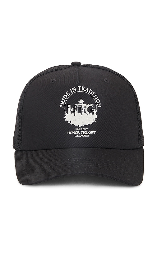 Shop Honor The Gift Tradition Trucker Cap In 黑色