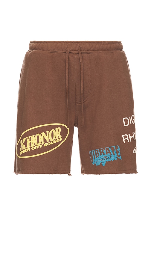 Shop Honor The Gift Studio Terry Short In 브라운