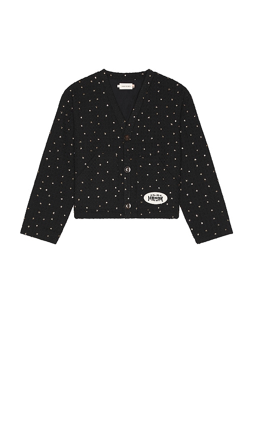 Honor The Gift Beaded Cardigan In Black