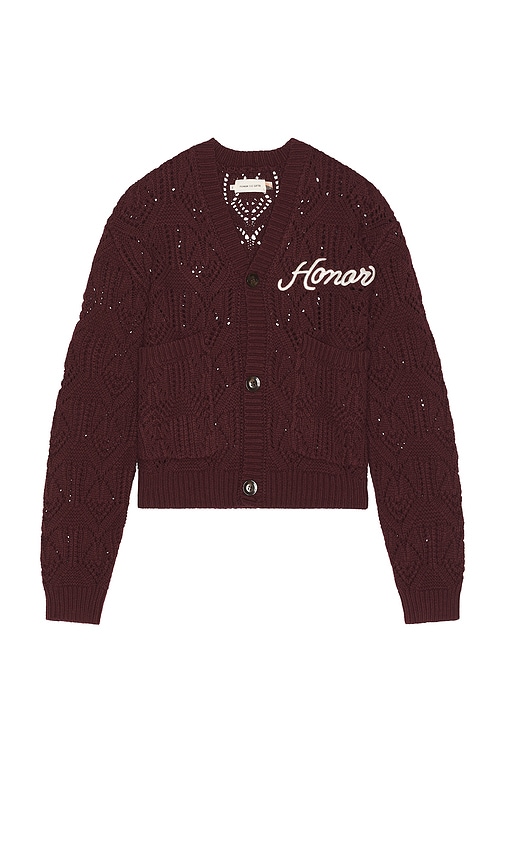  Honor The Gift Cardigan Cable In Wine. Größe M. Also In Xl/1x, Xxl/2x. 