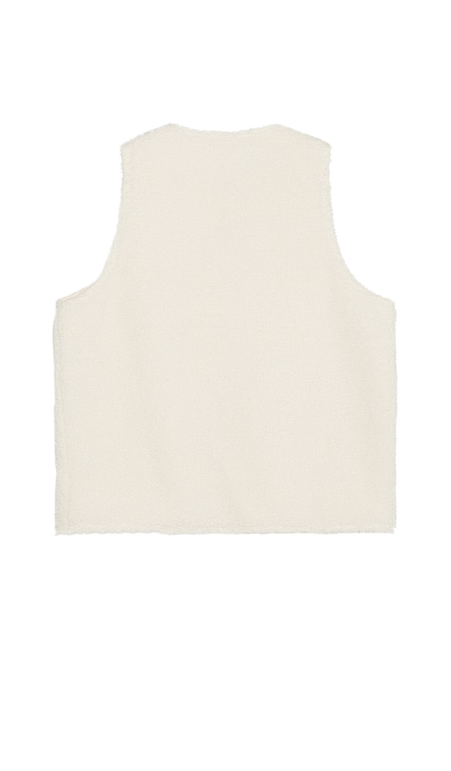 Shop Honor The Gift Teddy Notes Vest In 奶油色