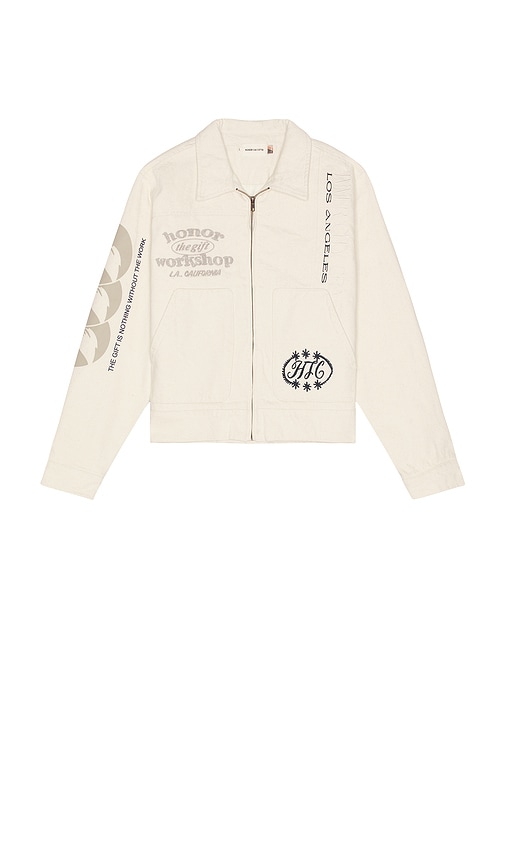 Honor The Gift Banner Jacket In Neutral