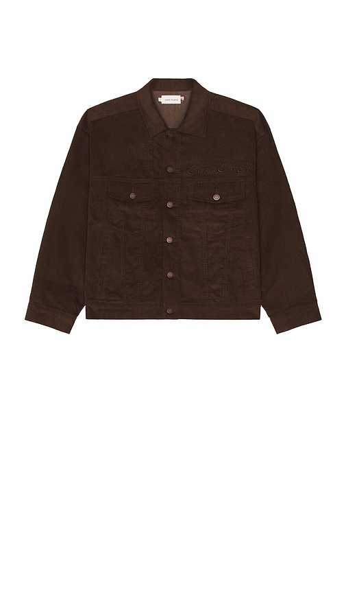 Shop Honor The Gift Trucker Jacket In Brown