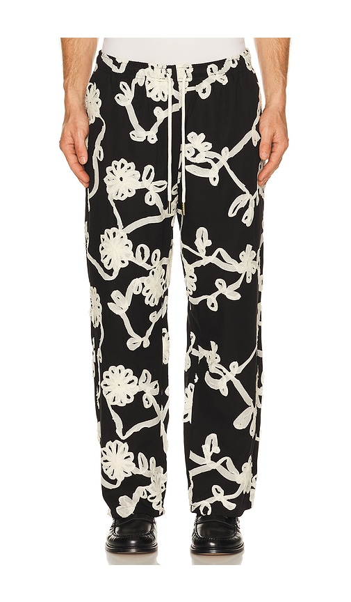 Honor The Gift Floral Ribbon Ankle Pant