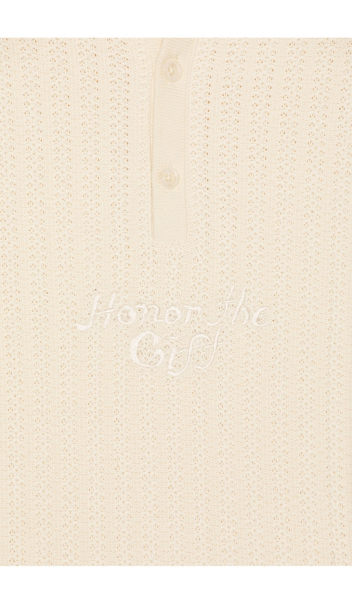  Honor The Gift Langärmliges Polohemd In Ivory. Größe S. Also In Xxl/2x. 