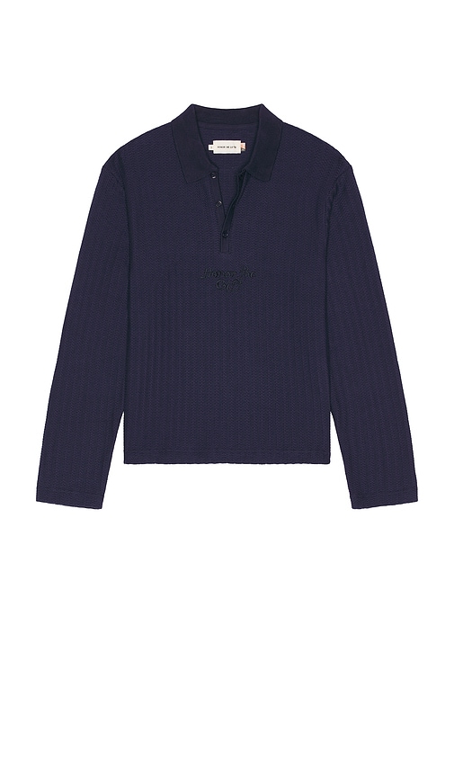 Honor The Gift Long Sleeve Knit Polo