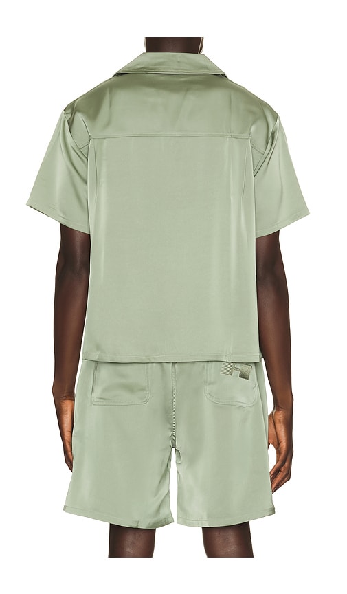 Honor The Gift Satin Chest Logo Camp Collar Shirt | Thumbnail 12 Honor The Gift Satin Chest Logo Camp Collar Shirt | Thumbnail 12