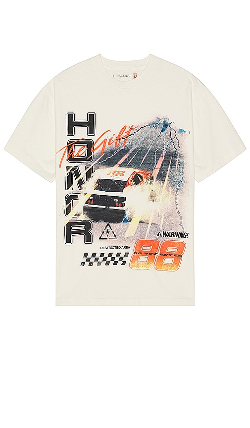 Shop Honor The Gift Grand Prix 2.0 Short Sleeve Tee In White