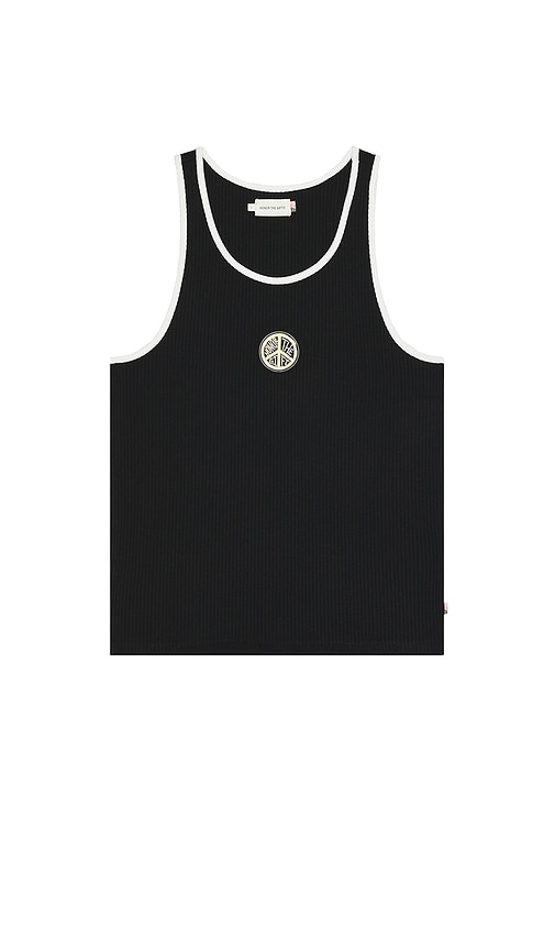 Shop Honor The Gift A-spring Binded Rib Tank In 黑色