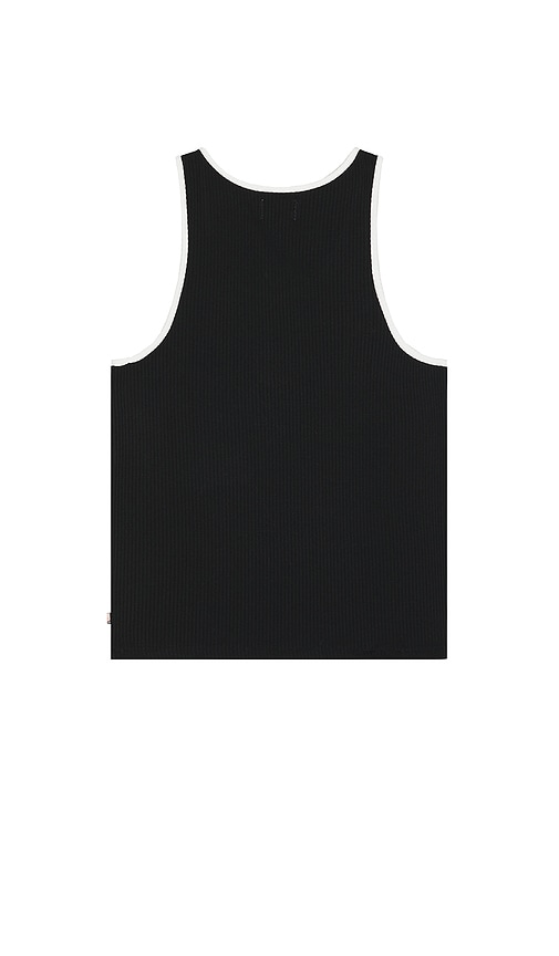 Shop Honor The Gift A-spring Binded Rib Tank In 黑色