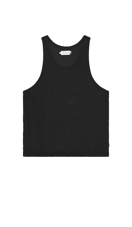 Shop Honor The Gift Knit Tank Top In 黑色