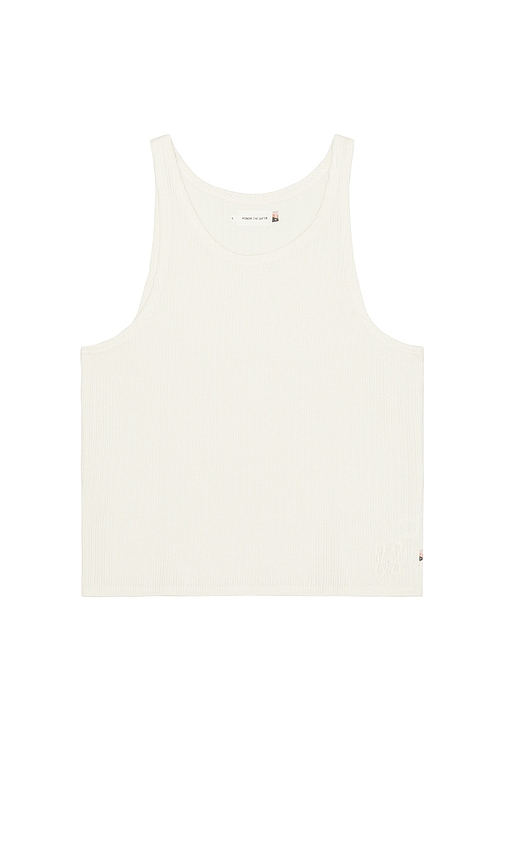 Shop Honor The Gift Knit Tank Top In 白色