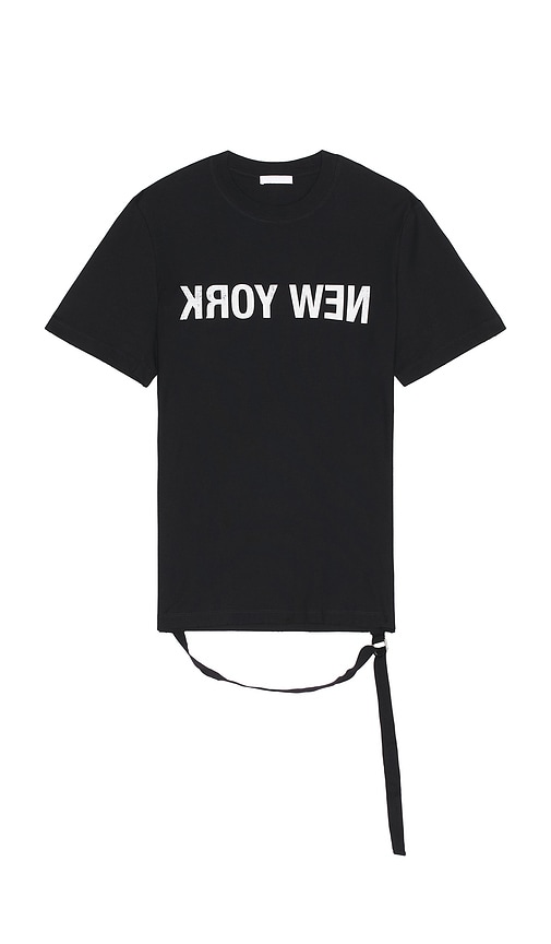 Shop Helmut Lang Ny Belt Tee In Black