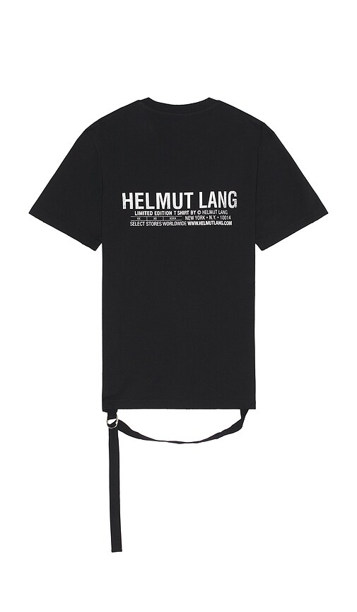 Shop Helmut Lang Ny Belt Tee In Black