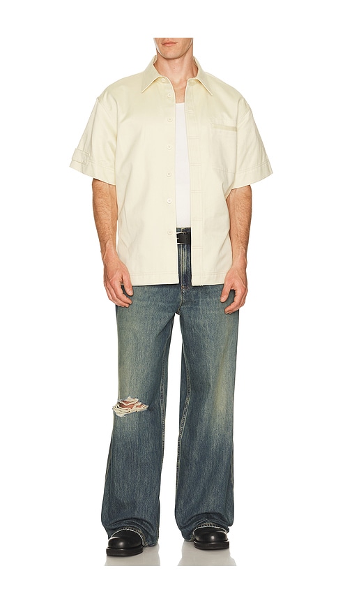  Helmut Lang Hemd In Cream. Größe S. Also In M, L, Xl/1x, Xxl/2x. 