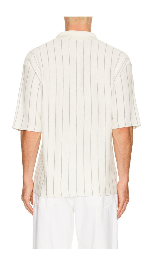 Helmut Lang Short Sleeve Stripe Polo. | Thumbnail 6