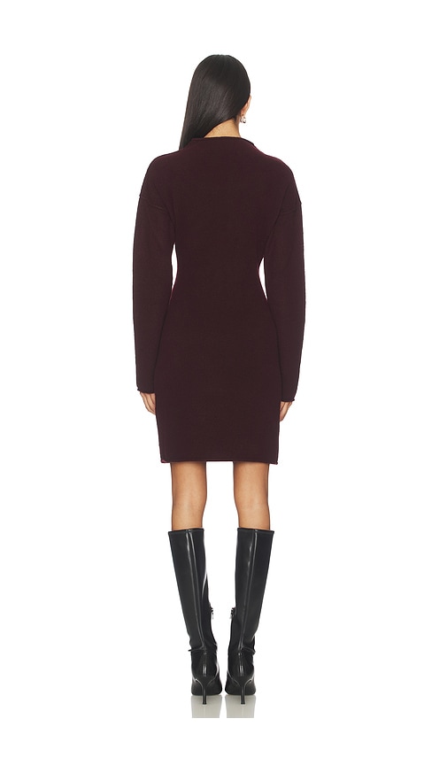  Helmut Lang Lässiges Kleid In Burgundy. Größe Xs. Also In S, M. 