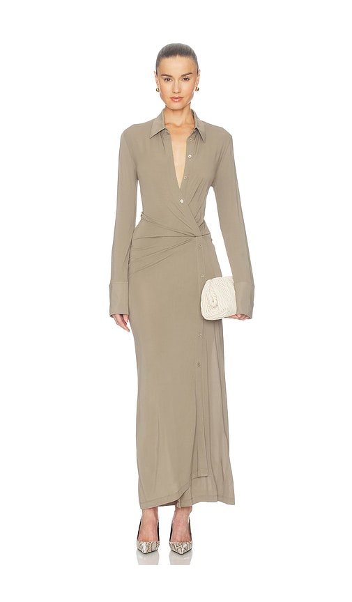 Helmut Lang ROBE en Tan. Taille M. Also en XS, S, L.