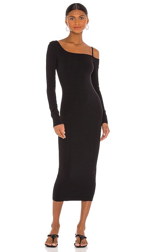 オールインワン・サロペット Helmut Lang Brown Off-Shoulder Midi Dress Brown Off-The-Shoulder Maxi Dress by Helmut Lang on Sale