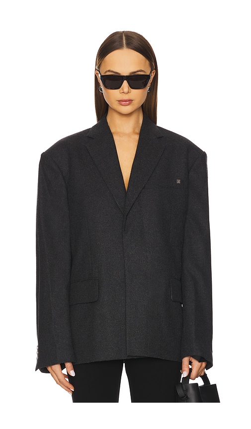 Helmut Lang Driver Blazer In Grey