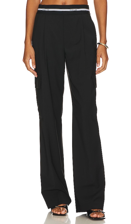 Helmut Lang Cargo Pull On Pant in Black | REVOLVE