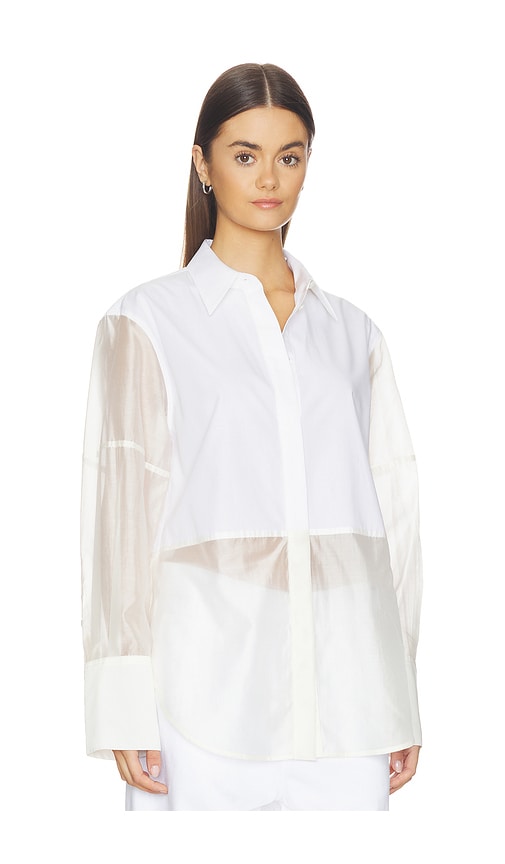  Helmut Lang Hemd Combo Long Sleeve In White. Größe Xs. Also In S, M. 
