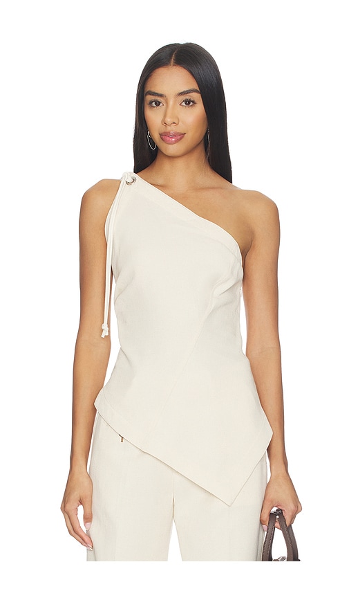 Helmut Lang Asymmetrical Sailor Top
