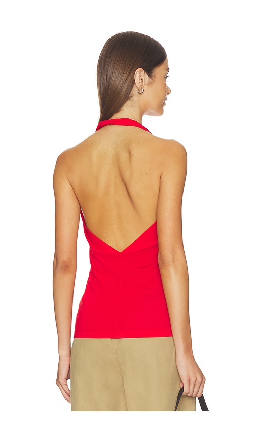  Helmut Lang Oberteil Twist Dancer Top In Red. Größe Xs. Also In S, M, L. 
