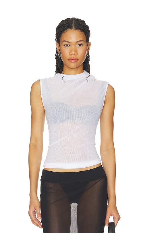 Helmut Lang Sheer Twist Tank