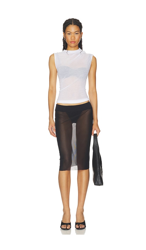 Helmut Lang Sheer Twist Tank | Thumbnail 4