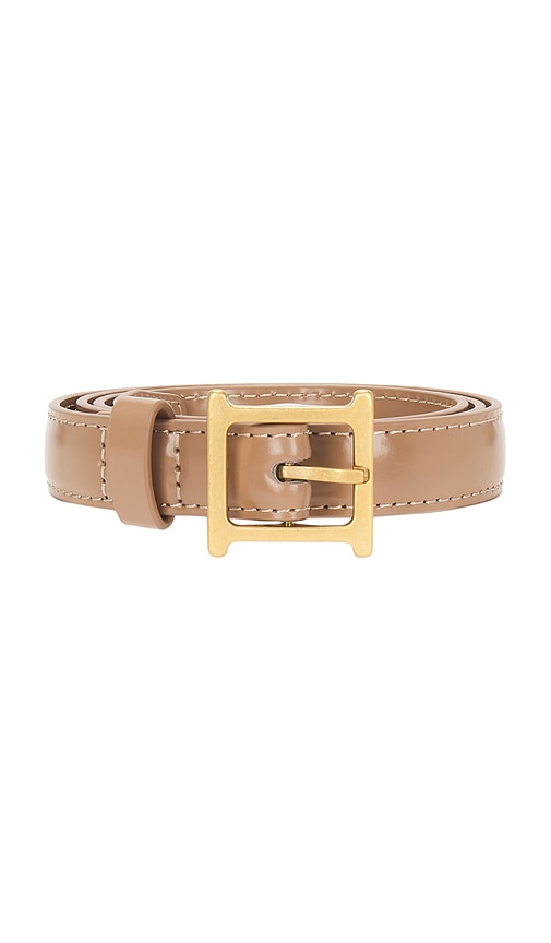  Helsa Gürtel Logo Mini In Taupe. Größe M. Also In L, Xl. 