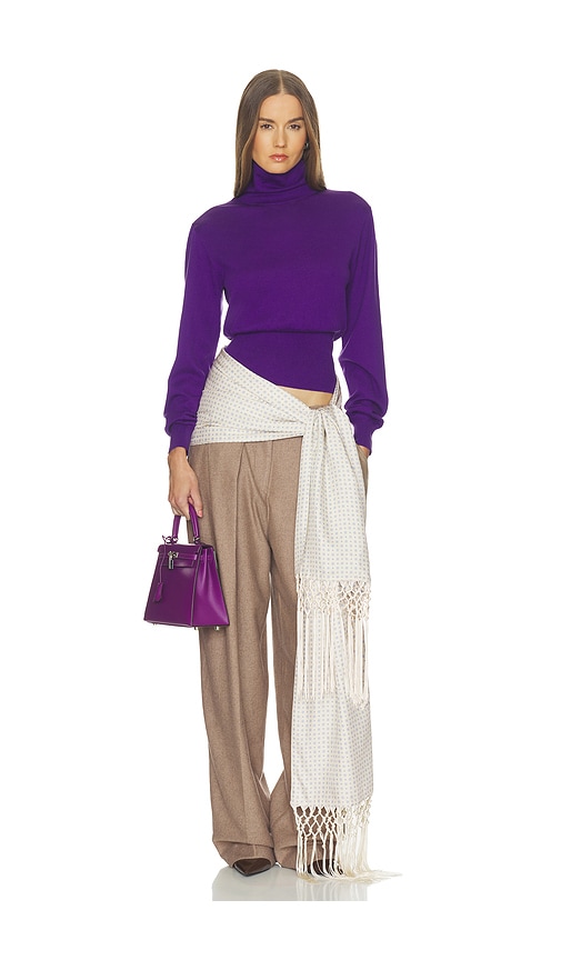 Helsa The Silky Scarf In Cream Multi